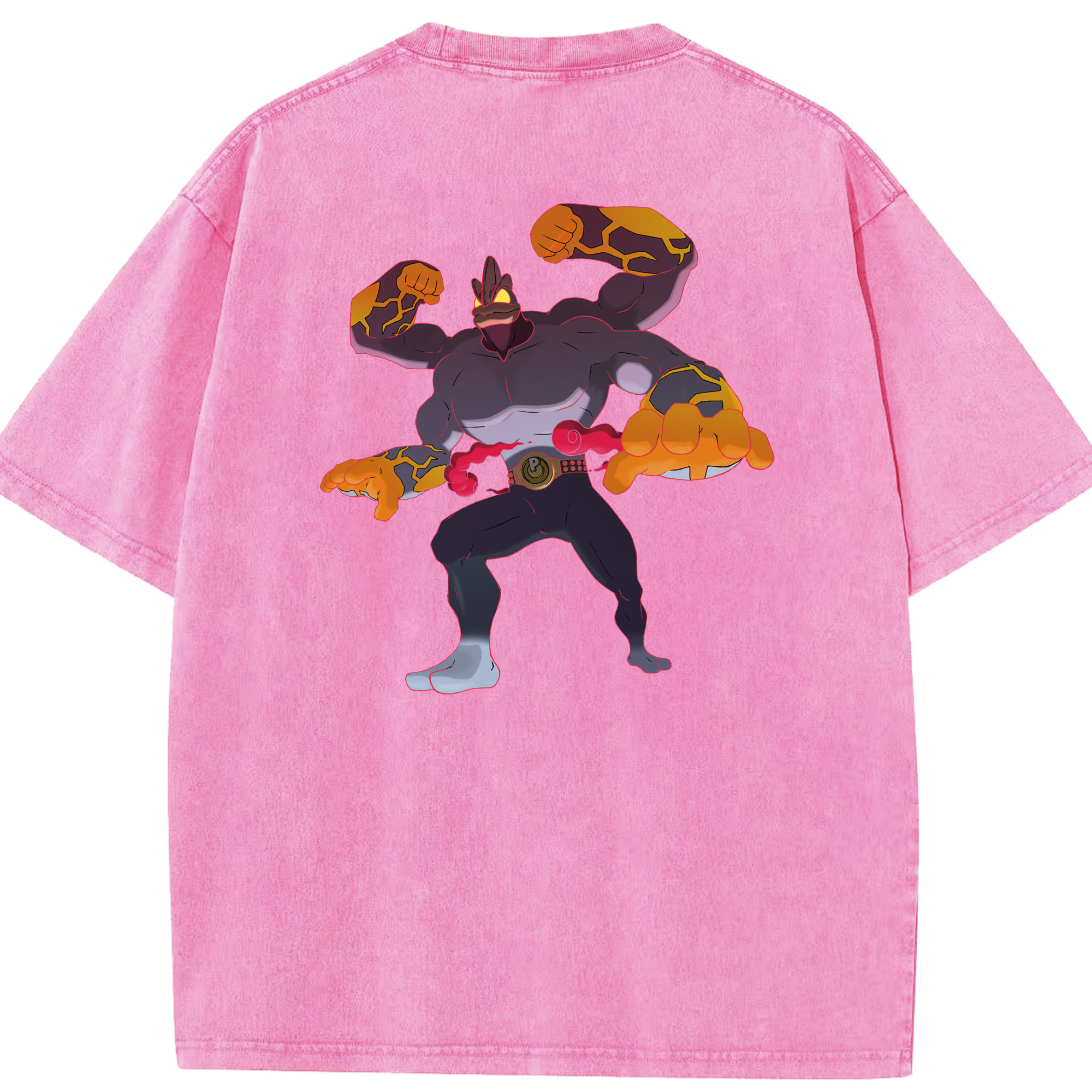 （画像用） ポケットモンスター Pokémon 綿100% ヴィンテージ風 半袖Tシャツ（背面プリント）
